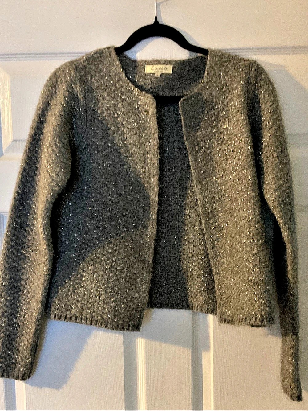 Cocogio Gray Knit Sweater Size Small Like New